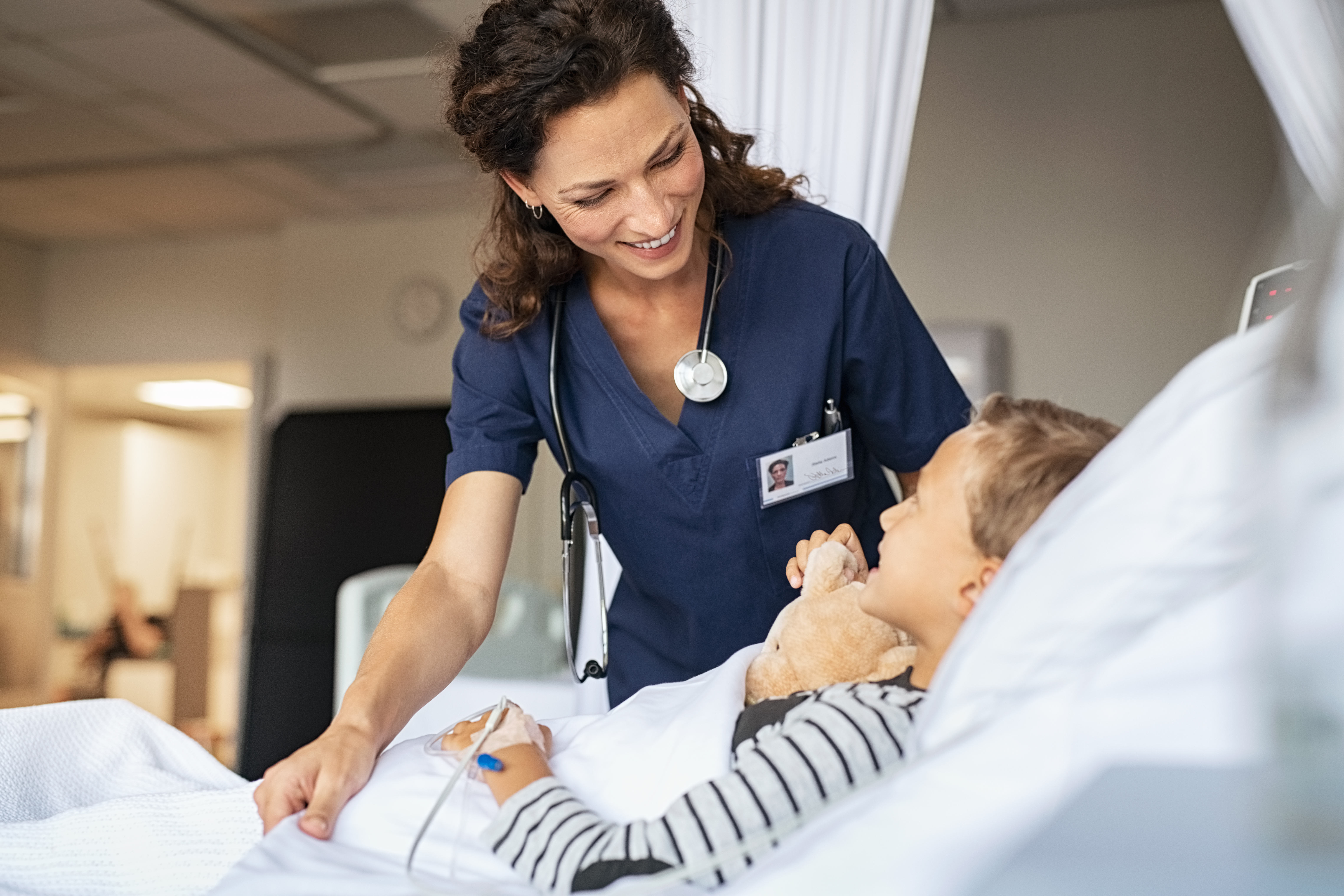 Travel Nurse Taking Care of a Child Travel Nurse Taking Care of a Child