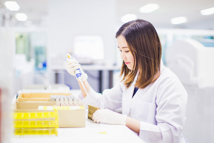 lab technician added to pipettes lab technician added to pipettes