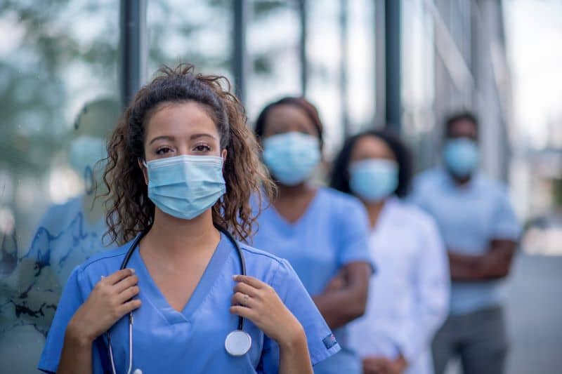 group of diverse healthcare workers group of diverse healthcare workers
