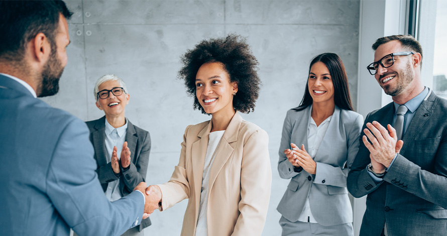 Business people shaking hands Business people shaking hands