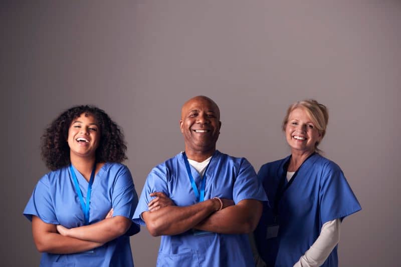 diverse group of nurses diverse group of nurses