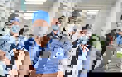 Team of nurses and doctors Team of nurses and doctors
