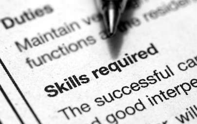 Job application skills text Job application skills text