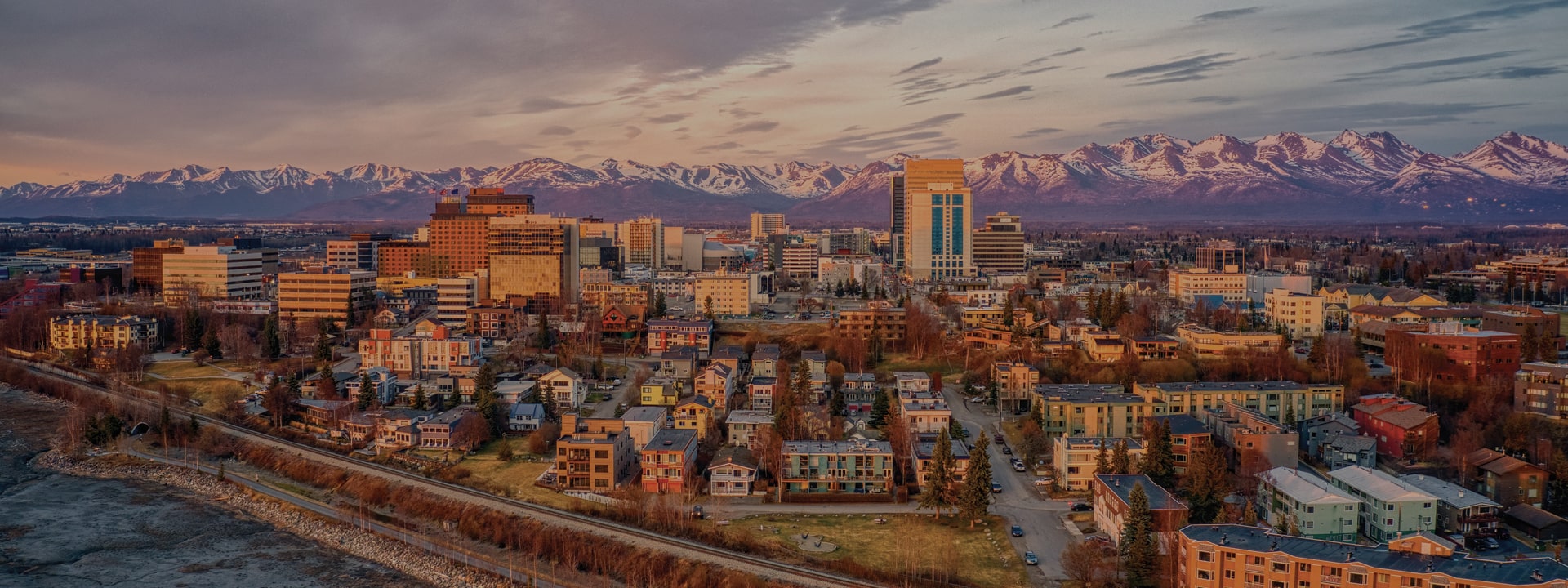 Alaska panoramic skyline