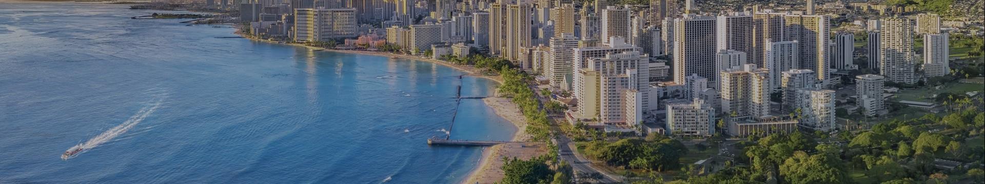 Hawaii panoramic skyline