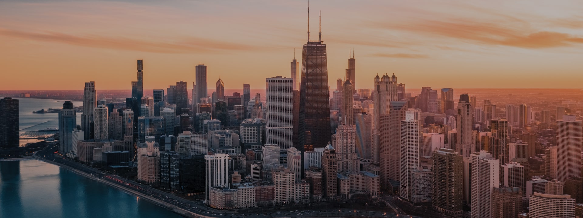 Illinois panoramic skyline