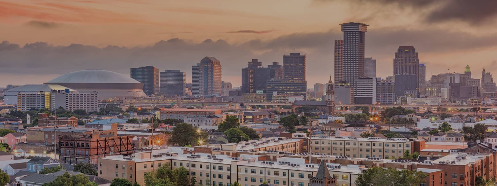 Louisiana panoramic skyline