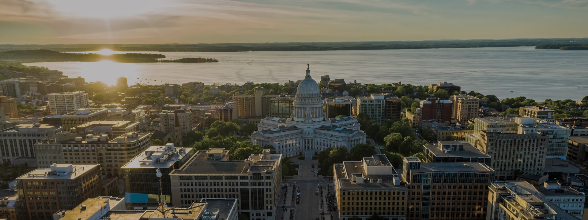 Wisconsin panoramic skyline