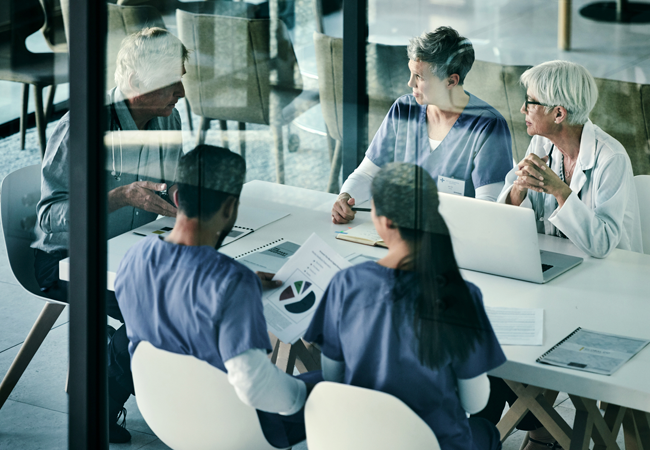Medical staff in a meeting Medical staff in a meeting