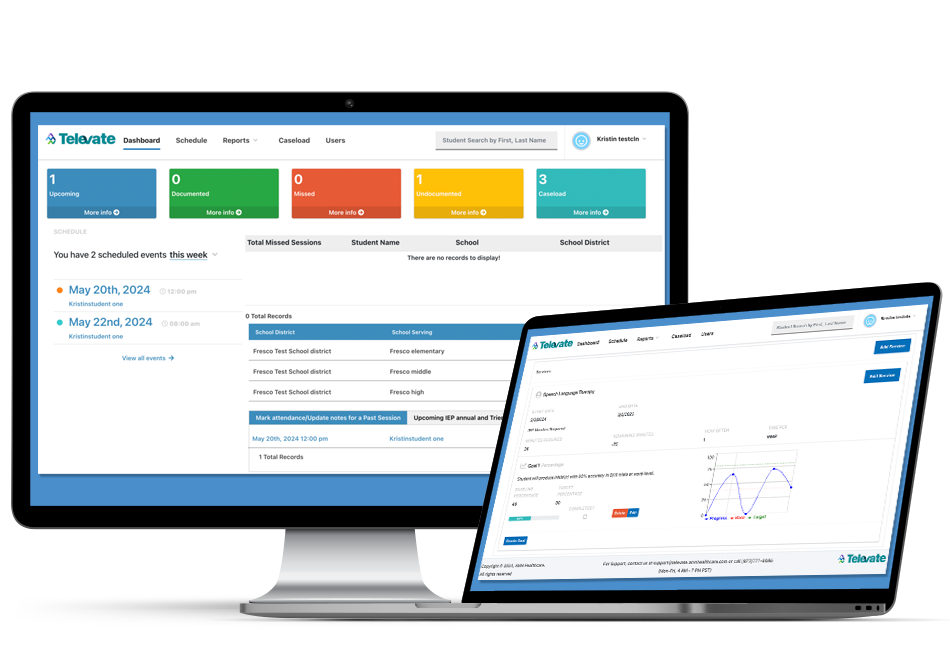 AMN televate platform on both desktop and ipad AMN televate platform on both desktop and ipad